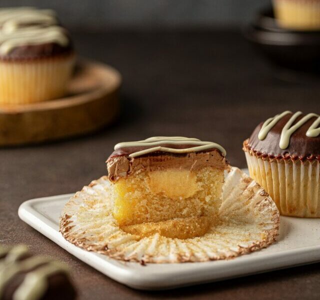 Boston Cream Cupcake
