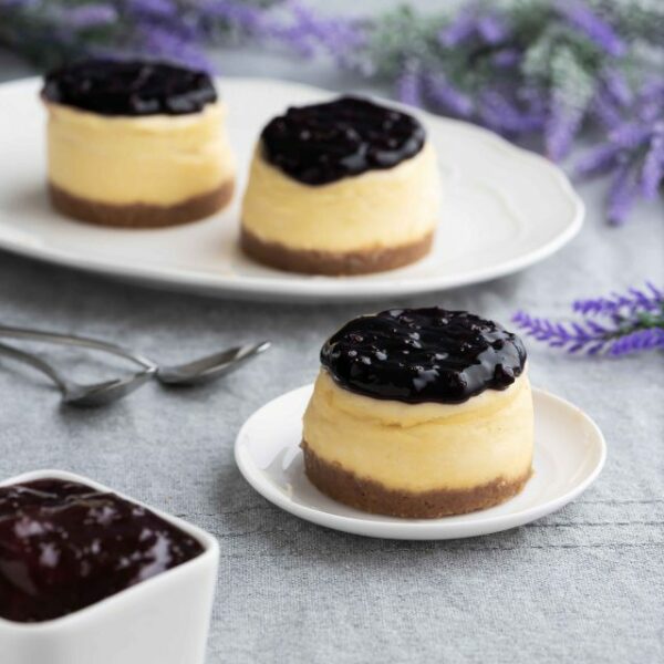 Mini Blueberry Cheesecake