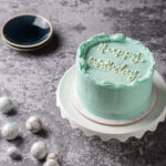 Minimalistic Cake Blue