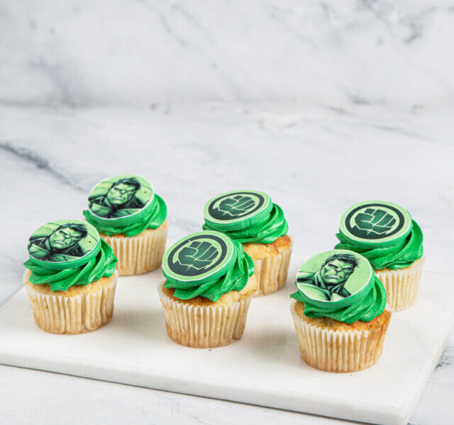 Hulk Cupcakes 2