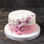 Butterfly Cake – Pink White 2